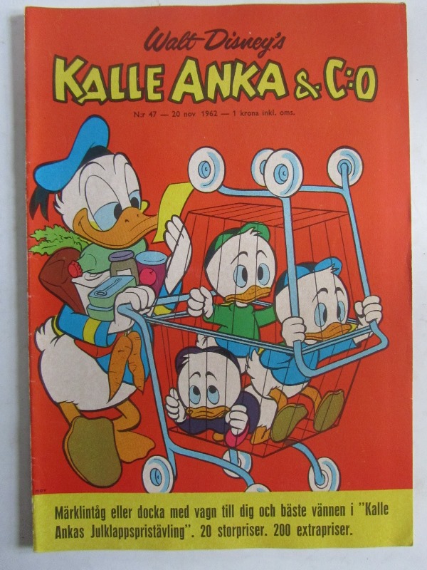 Kalle Anka 1962 47 Vg+