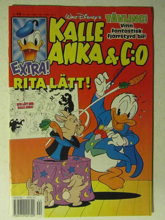 Kalle Anka & Co 1996 44 med bilaga