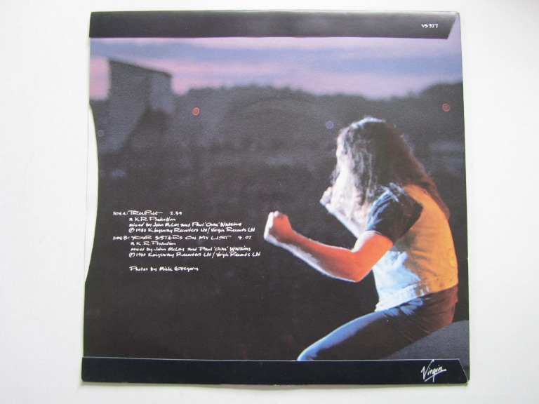 Gillan Trouble / Your Sister's on My List 7" singel - 2