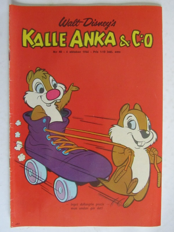 Kalle Anka 1966 40 Vg+