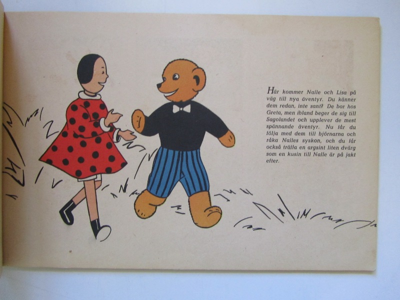 Nalle och Lisa 1947 den mystiske dvärgen Vg - 3