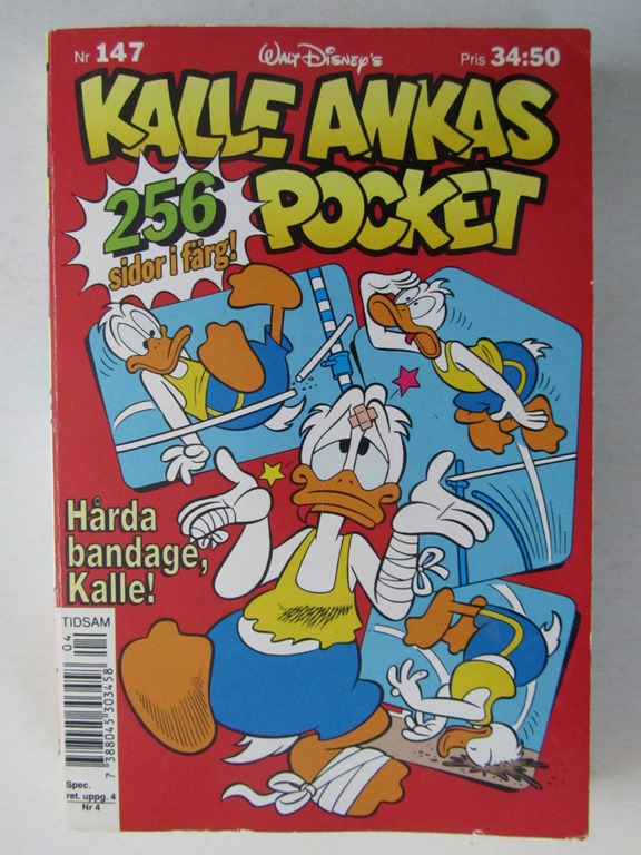 Kalle Ankas pocket 147 Hårda bandage, Kalle