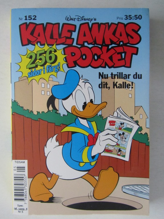 Kalle Ankas pocket 152 Nu trillar du dit, Kalle