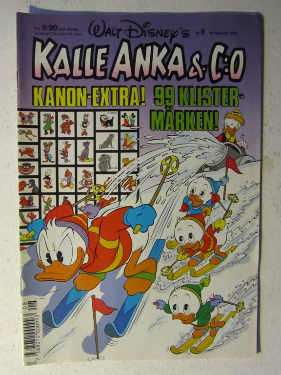 Kalle Anka & Co 1990 08 Don Rosa med bilaga