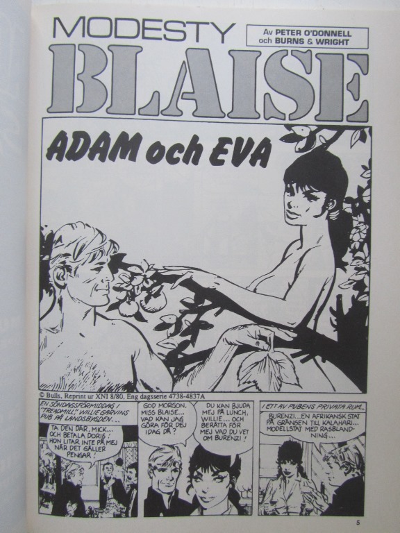 Agent X9 Julalbum 1994 med Modesty Blaise - 3