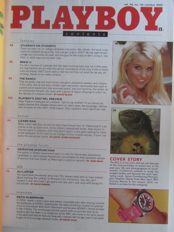 Playboy 2007 10 October  - 2