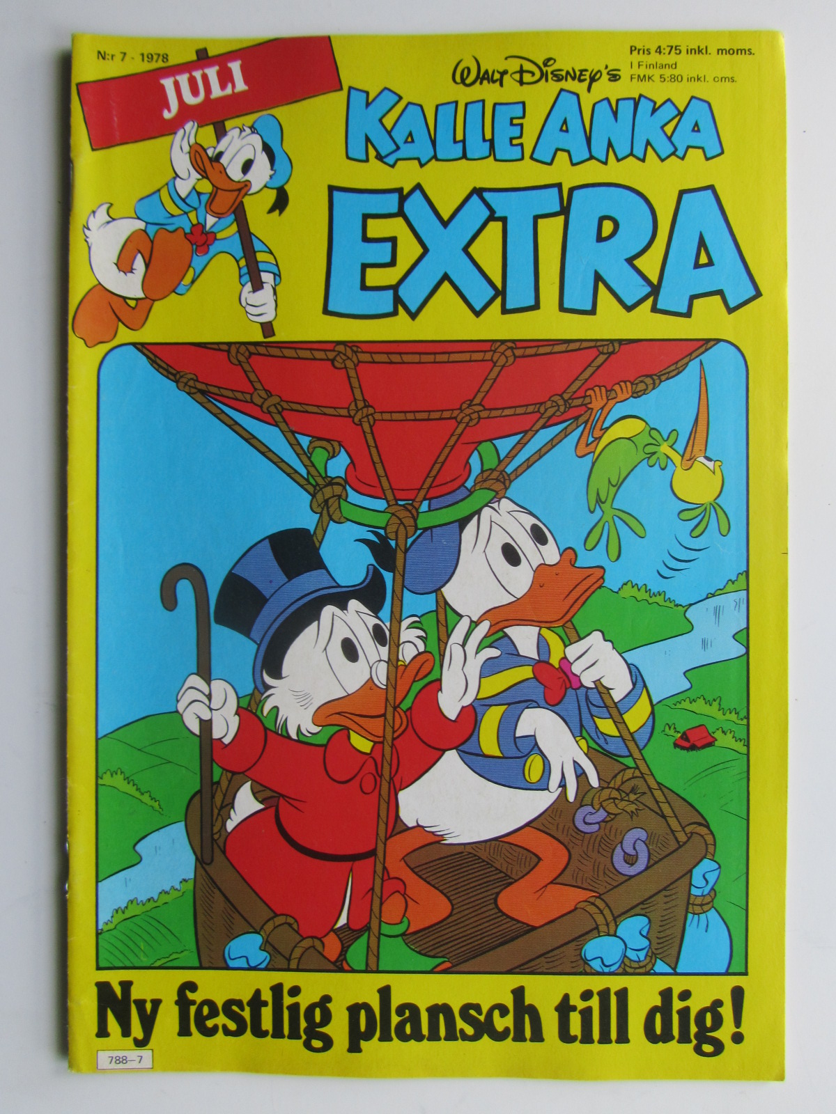 Kalle Anka Extra 1978 07 med poster