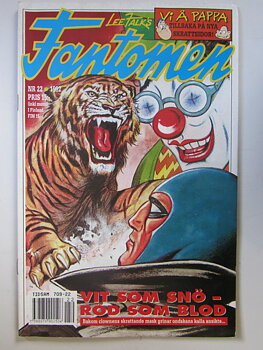Fantomen 1992 22 med klistermärken