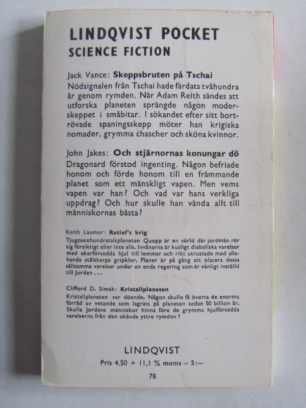 LP Science Fiction 12 Och stjärnornas konungar dö John Jakes - 2