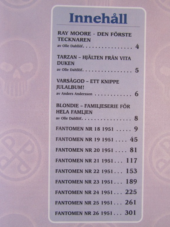Fantomen Den inbundna årgången 1951 Del 3 - 6
