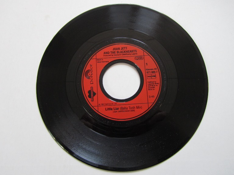 Joan Jett Little Liar (Remix) / What Can I do for You 7" singel - 3