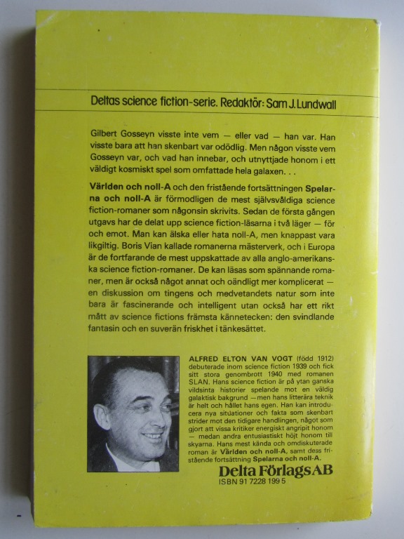 Delta Science Fiction van Vogt A.E. Spelarna och noll-A - 2