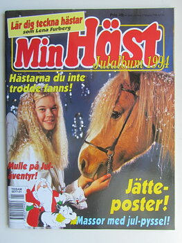 Min häst Julalbum 1994 med poster
