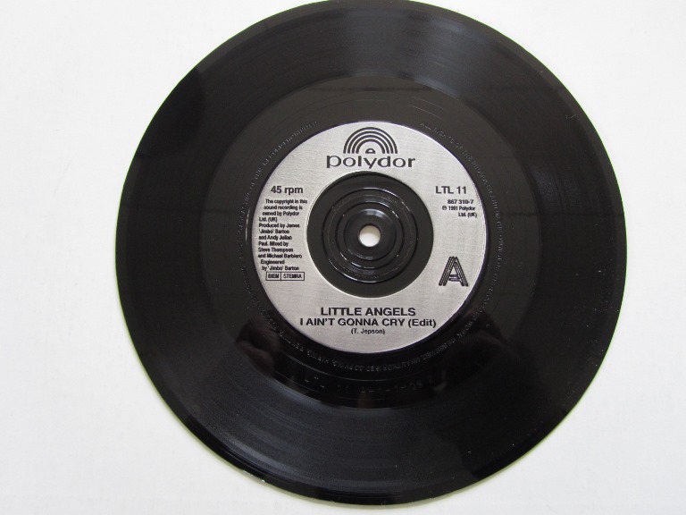 Little Angels I ain't Gonna Cry (7" mix) / Babylon's Burning - 3