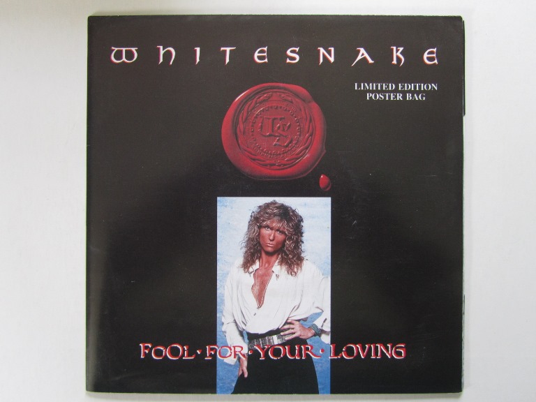 Whitesnake Fool For Your Loving / Slow Poke Music 7" singel med posteromslag