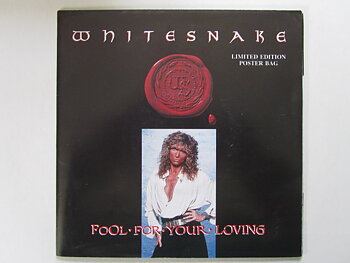 Whitesnake Fool For Your Loving / Slow Poke Music 7" singel med posteromslag