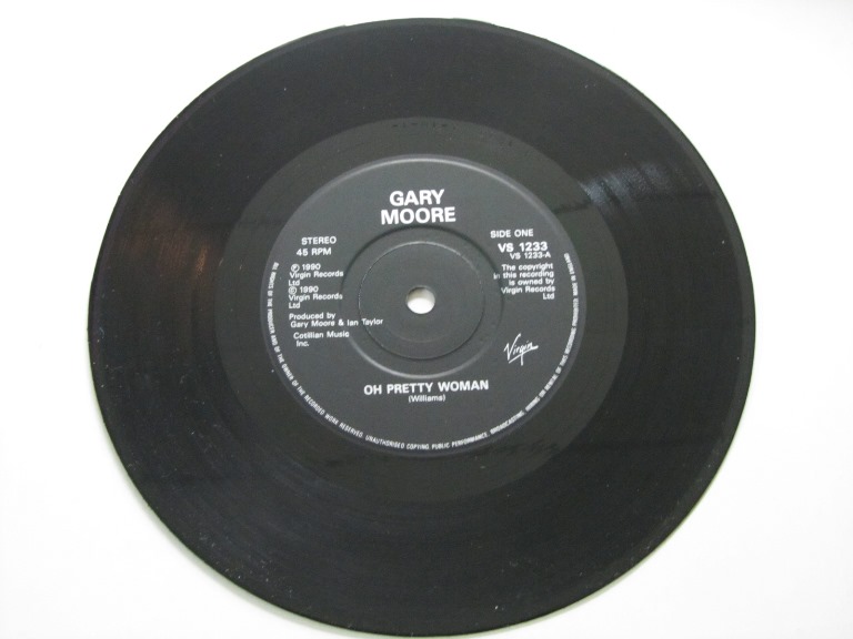 Gary Moore Oh Pretty Woman / King of the Blues 7" singel - 3