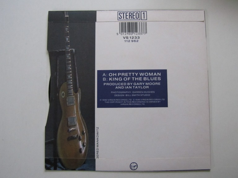 Gary Moore Oh Pretty Woman / King of the Blues 7" singel - 2