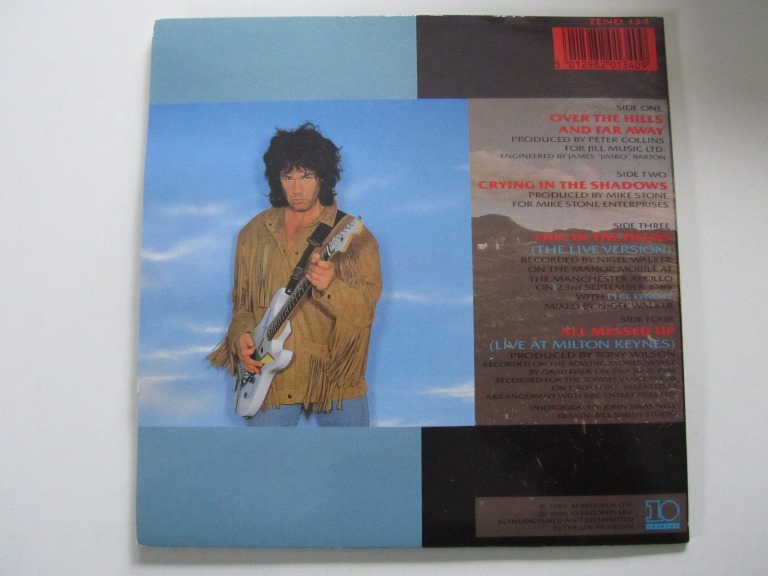 Gary Moore Over the Hills and Far Away Dubbel 7" singel - 2