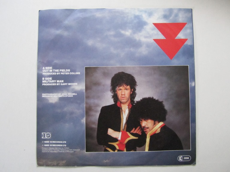 Gary Moore & Phil Lynott Out In the Fields / Military Man 7" singel - 2