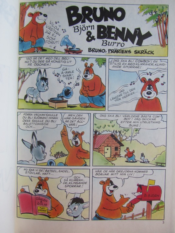 Carl Barks Bruno Björn och Benny Burro Vargatider - 3