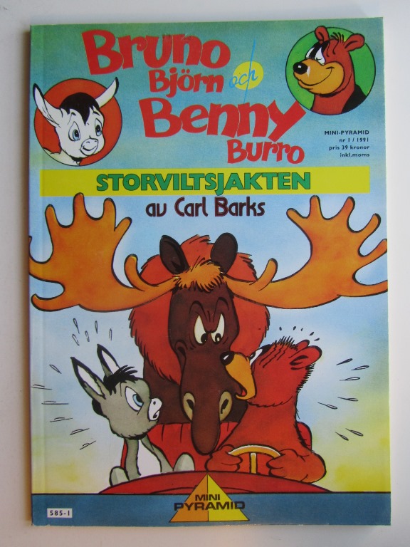 Carl Barks Bruno Björn och Benny Burro Storviltsjakten