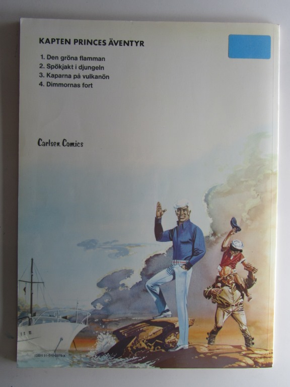 Kapten Princes äventyr 03 Kaparna på vulkanön 1:a uppl. - 2