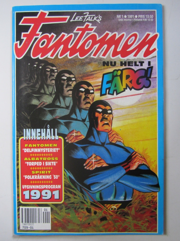 Fantomen 1991 01 Första numret i färg
