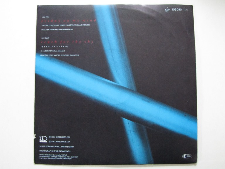 Gary Moore Friday on My Mind / Reach for the Sky (live) 7" singel - 2