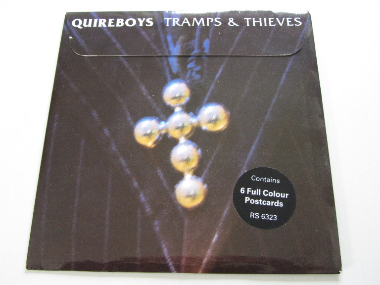 Quireboys Tramps & Thieves / Ain't Love Blind 7" singel med vykort