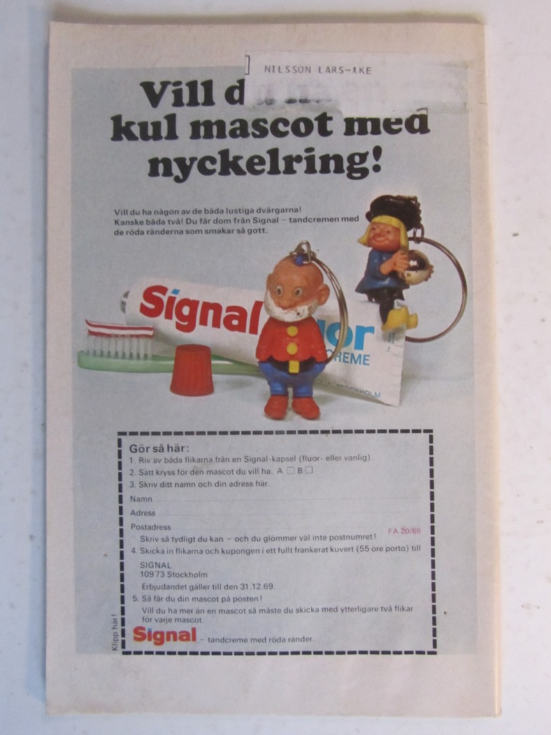 Fantomen 1969 20 Vg - 2