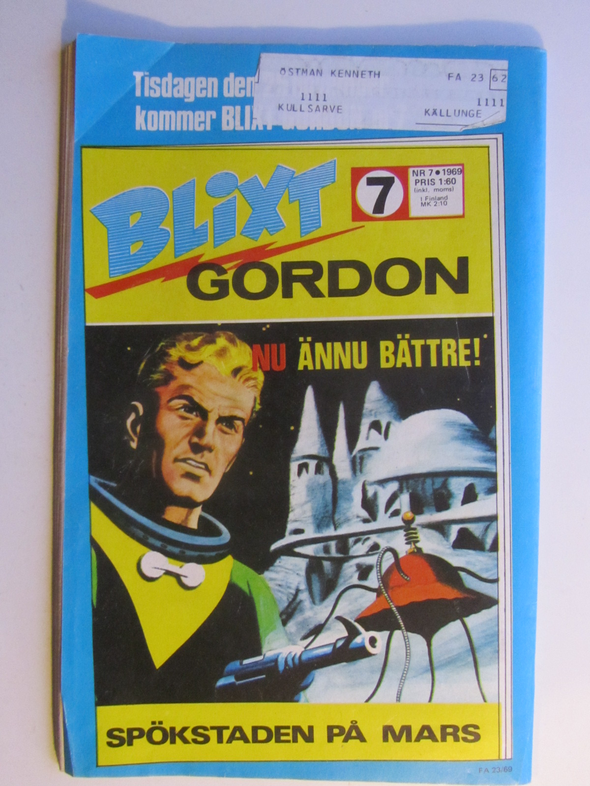 Fantomen 1969 23 Vg - 2