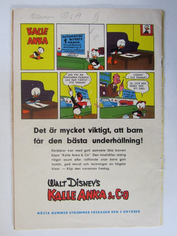 Kalle Anka 1958 19 Good - 2