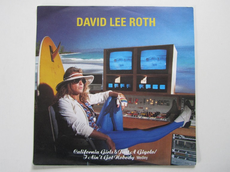 David Lee Roth California Girls / Just a Gigolo 7" singel
