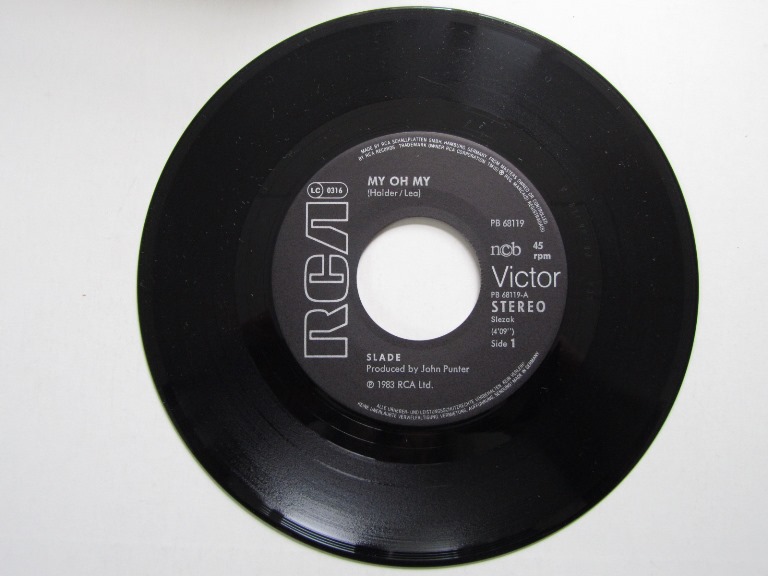 Slade My Oh My / Keep Your Hands off My Power Supply 7" - 3