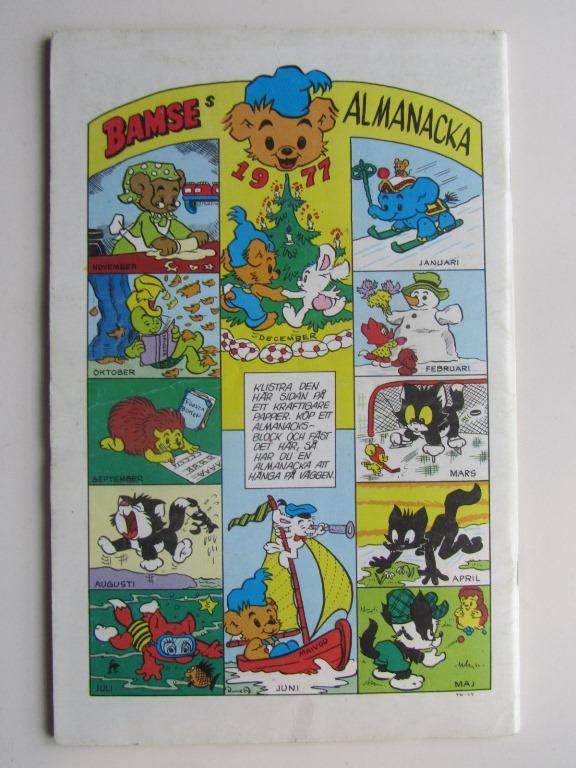 Bamse 1976 10 Vg+ - 2