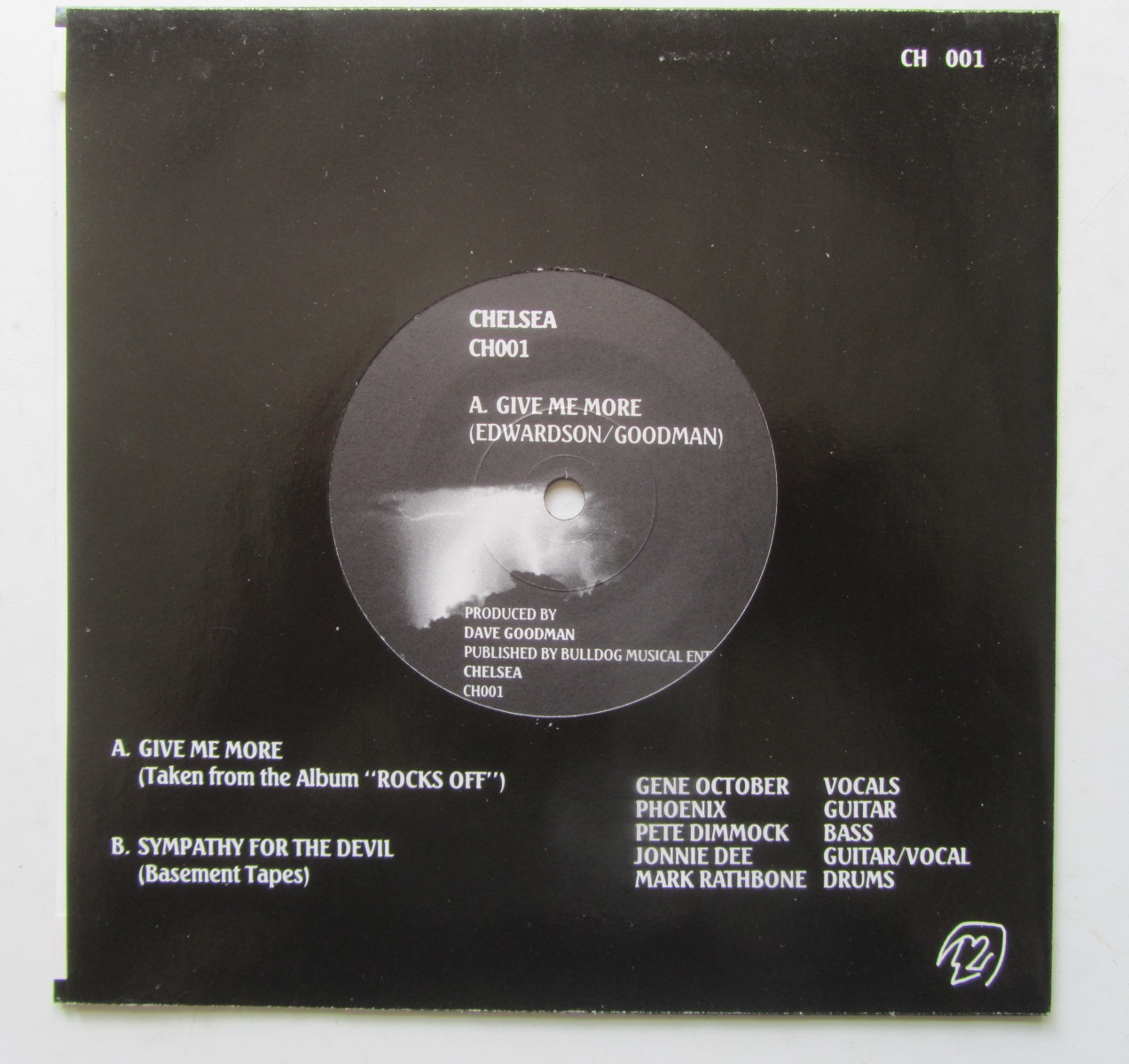 Chelsea Give Me More / Symphaty For the Devil 7" singel - 2