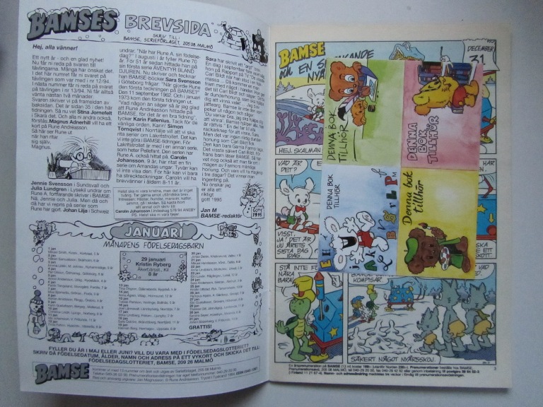 Bamse 1995 01 - 2