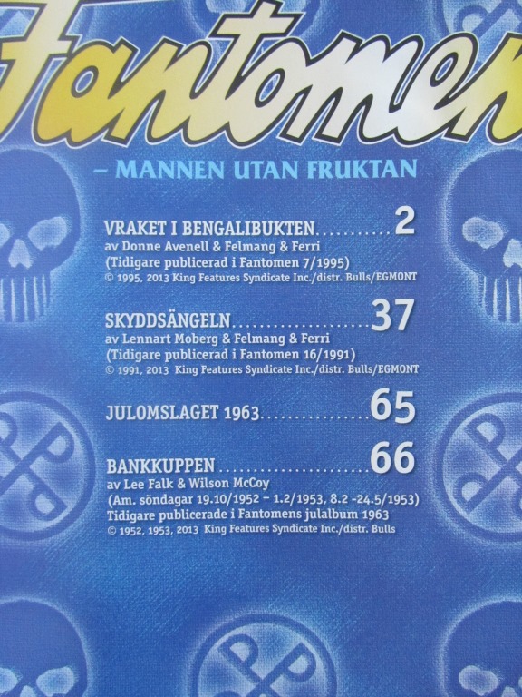 Fantomen julalbum 2013 - 2