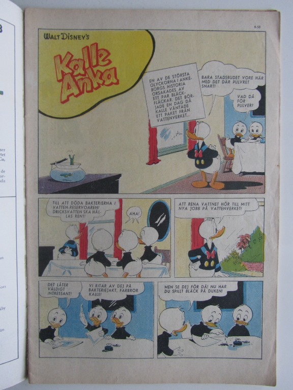 Kalle Anka 1958 08 Vg - 4