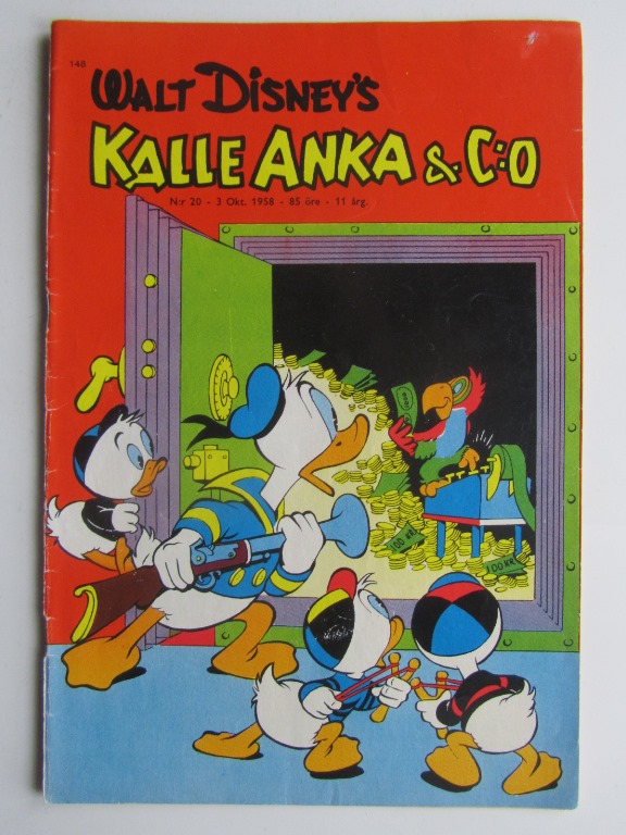 Kalle Anka 1958 20 Vg