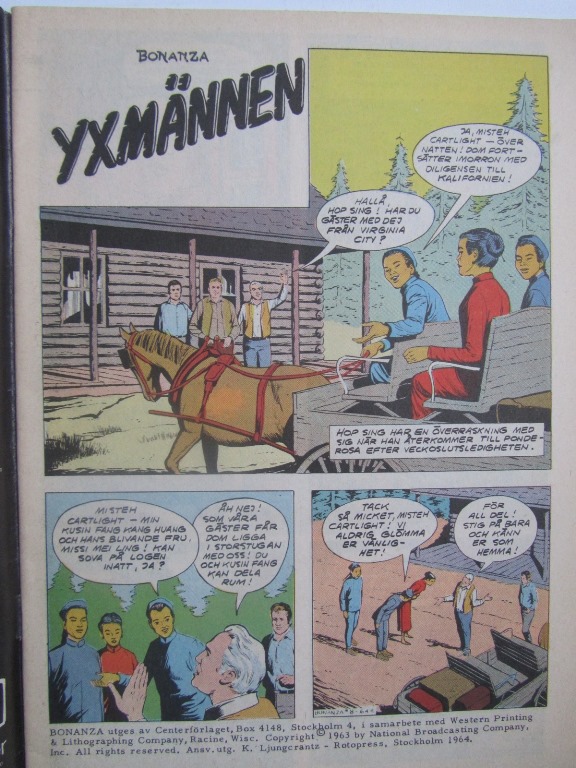 Bonanza 1964 03 Fn Bröderna Cartwright - 3
