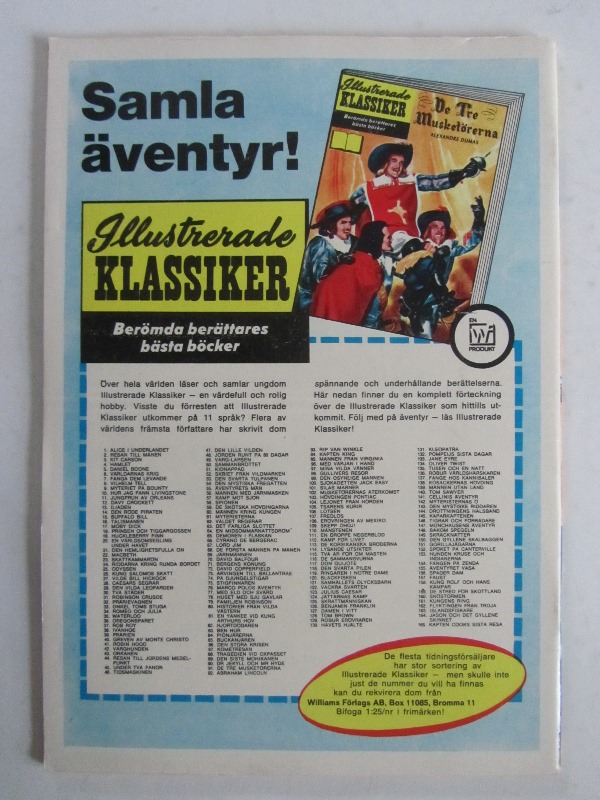 Illustrerade Klassiker 058 Spionen 3:e uppl. Fn - 2