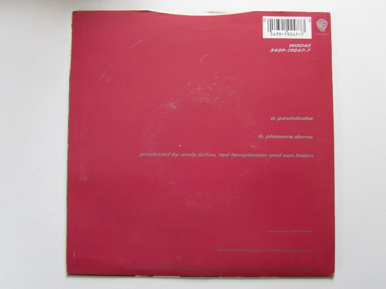 Van Halen Poundcake / Pleasure Dome 7" singel - 2