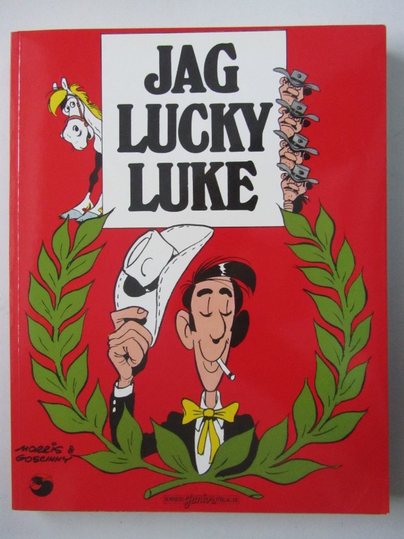 Jag Lucky Luke 1986 häftad