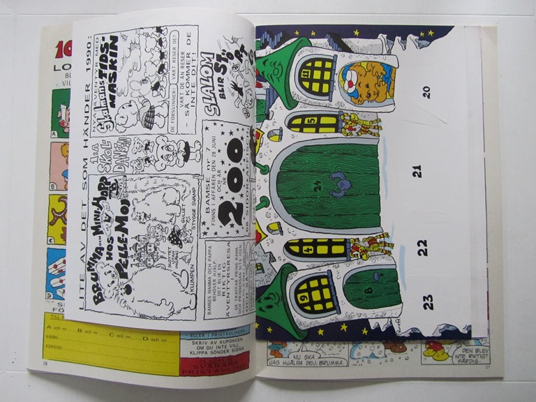 Bamse 1989 12 med julkalender - 4