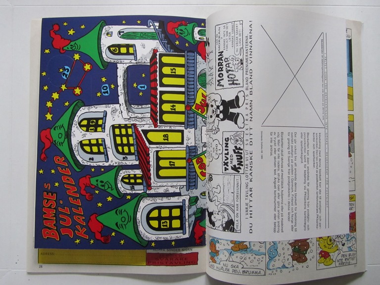 Bamse 1989 12 med julkalender - 3