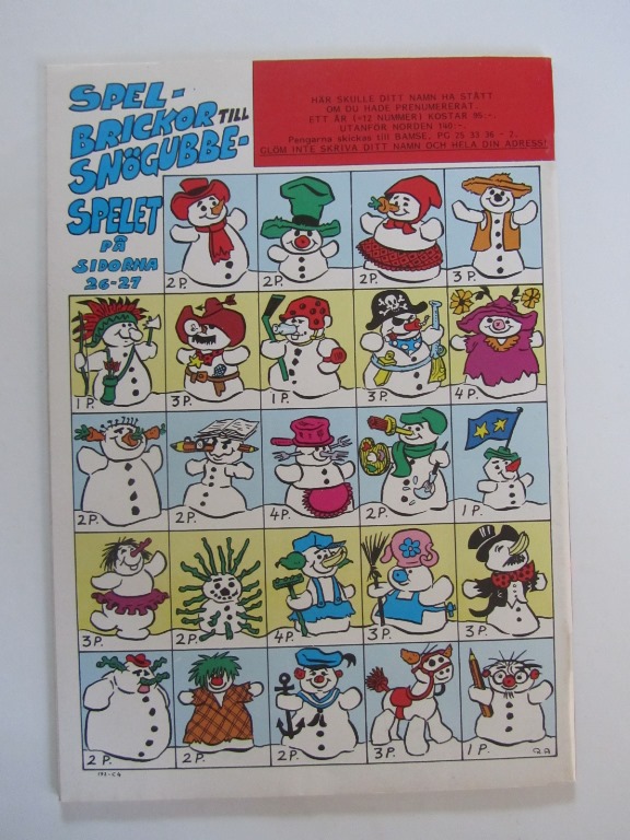 Bamse 1988 03 med bokmärken - 2