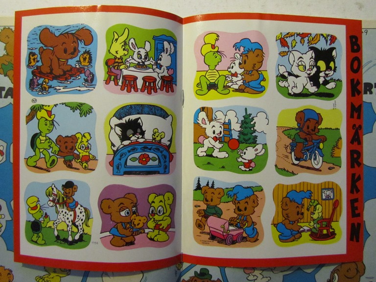Bamse 1988 03 med bokmärken - 3
