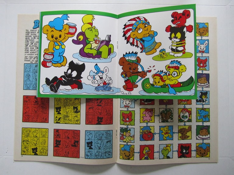 Bamse 1988 08 VF med bilaga klistermärken - 3